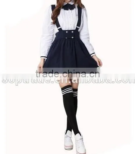 Short Pleated Hem School Uniforms Girls
