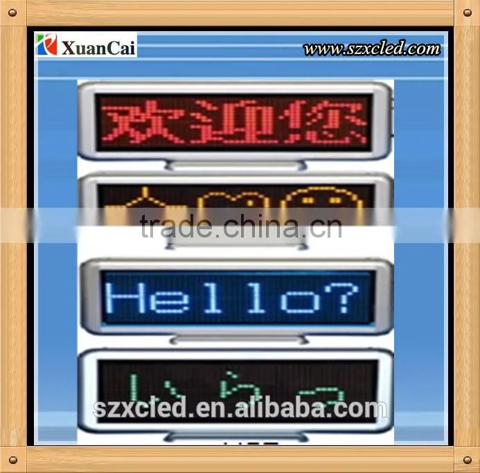 Hot sale P4-16*48,Module,Led,programmble,3 words, desktop display/sign/screen from China