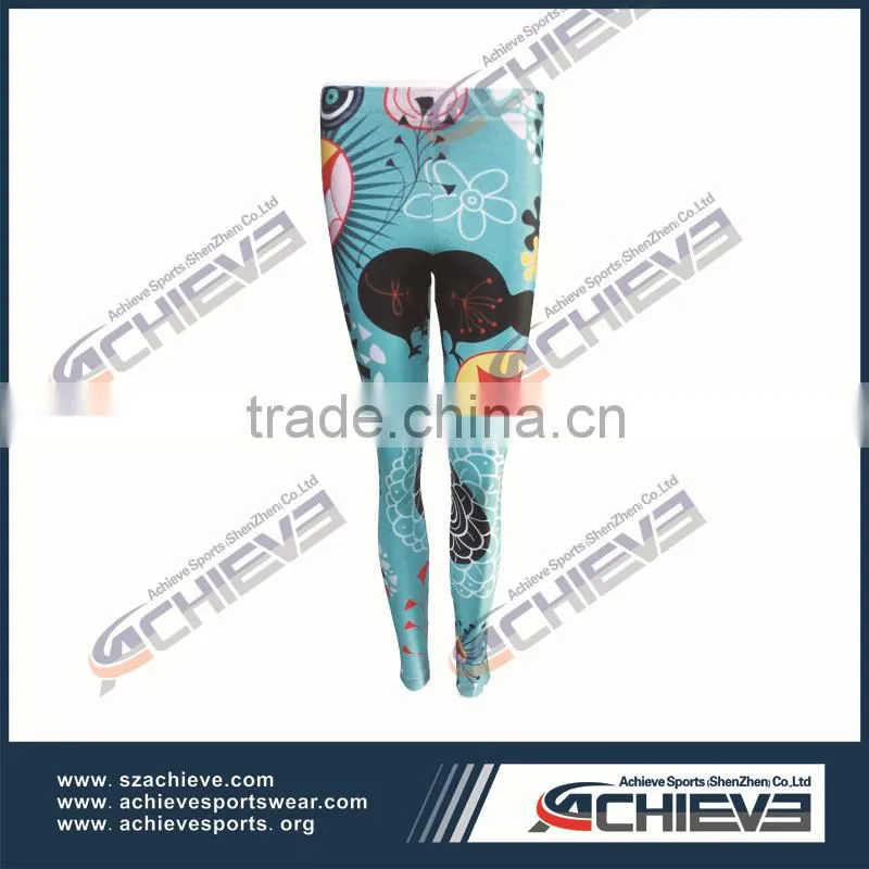 Ladies Camouflage Print Patterned Full Pants Leggings