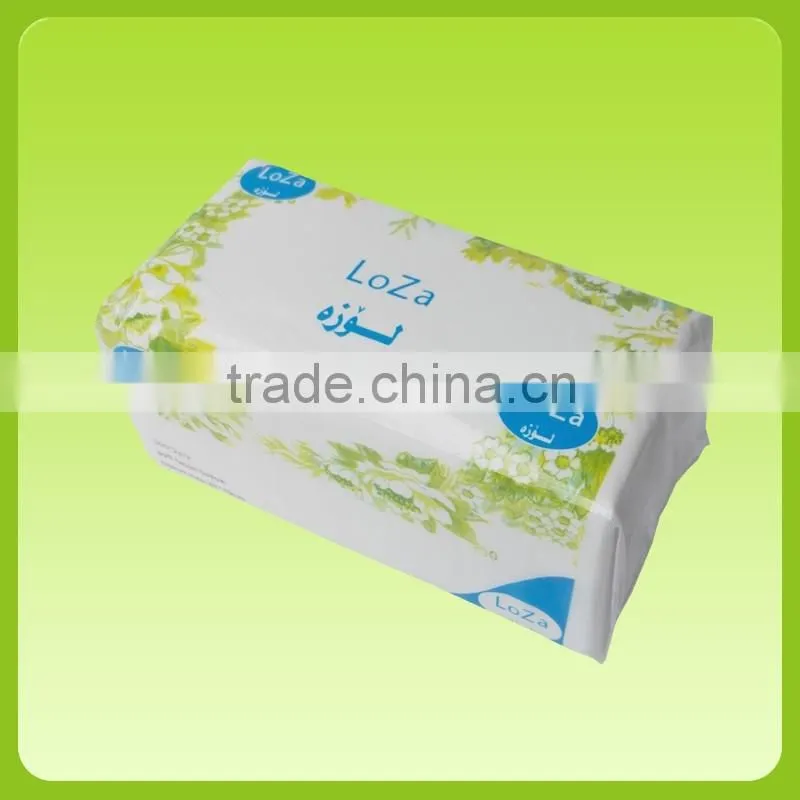 Travel pack facial tissue paper