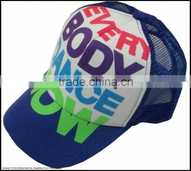 screen printing trucker cap fluor printing trucker cap