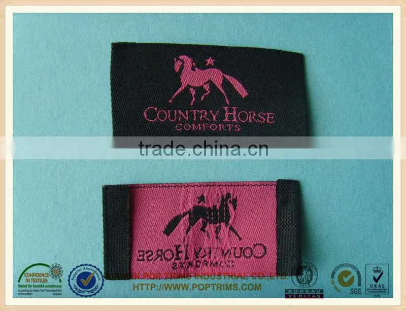 customized high quality garment woven label