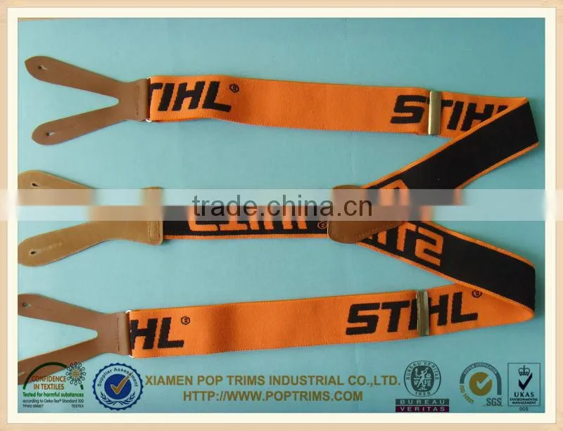 New yellow Elastic Suspenders