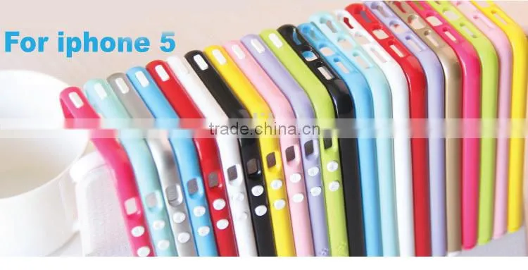 Fashionable design custom cell phone cover case for iphone6 6s bumper frame case