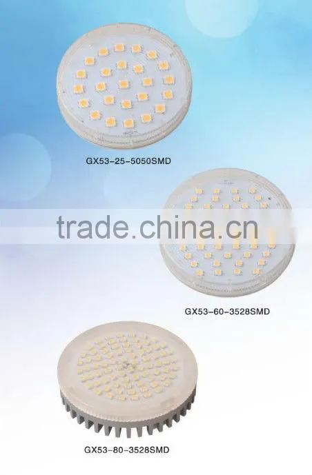 2013 NingBo New 10W GX53 LED Lamp with 5050 SMD 3528 SMD
