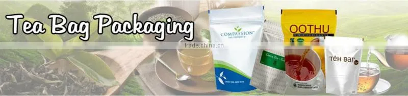 china custom tea bags different shapes with logo printing