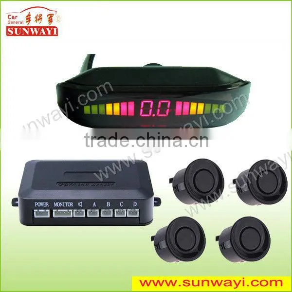 Park Radars,Reverse Parking Sensor 4 Sensors LED Display Buzze