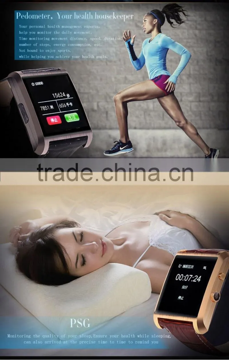 Hot Bluetooth wrist smart watch for IOS android phone with camera sync message phone call for Iphone and Android smart phone