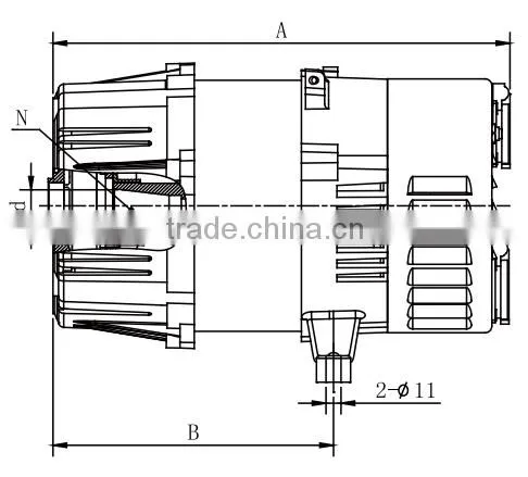Senci SC270-130 CE certificate high quality AC 10kw,12kw 60HZ/50HZ 230V/380v alternator