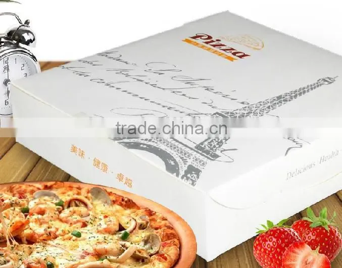 Popular Pizza paper box with various color and size for sale
