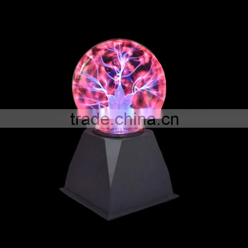 2013 magic luminaire festival decoration gift 5 inch plasma light with leaf