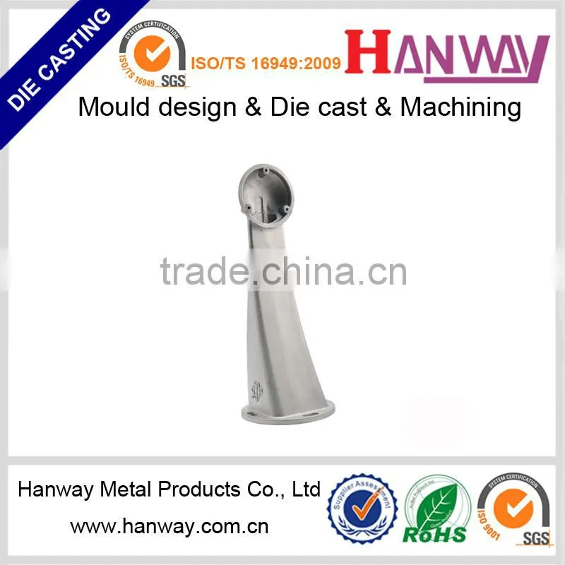 China factory customize aluminum parts die casting security cctv camera housing bracket