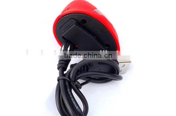 Bicycle USB plug-in spider-man taillight warning light