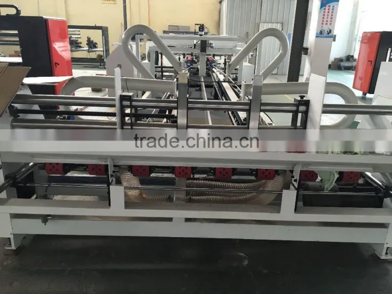 High Speed Automatic Corrugated Carton Box Stapler Stitching Folder Machine