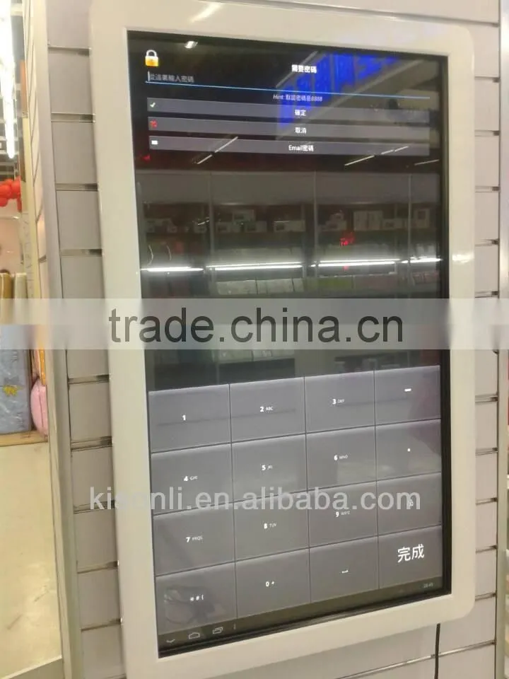 Customized sizes shopping mall advertising touch screen kiosk