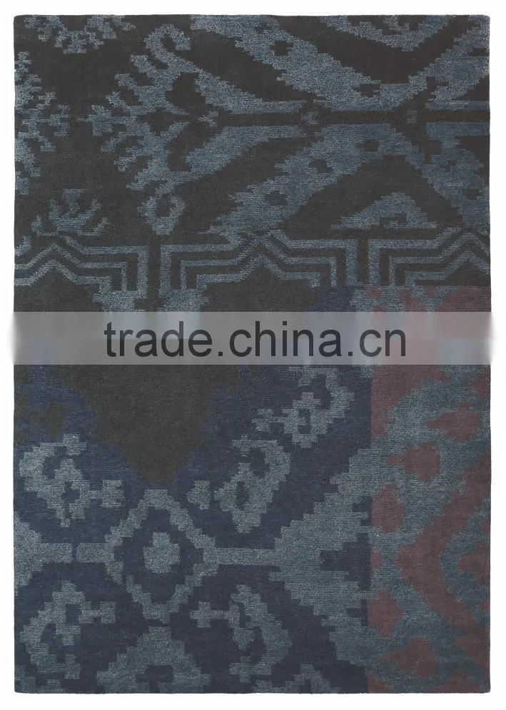 Elegant hand tufted wool rug for apartment, house decoration, balcony