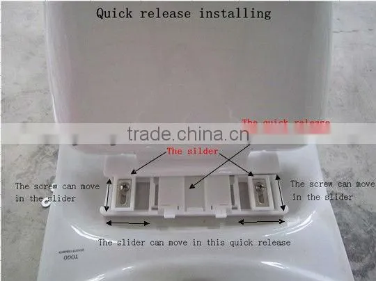 1041 PP 19 inch toilet seat cover hinge
