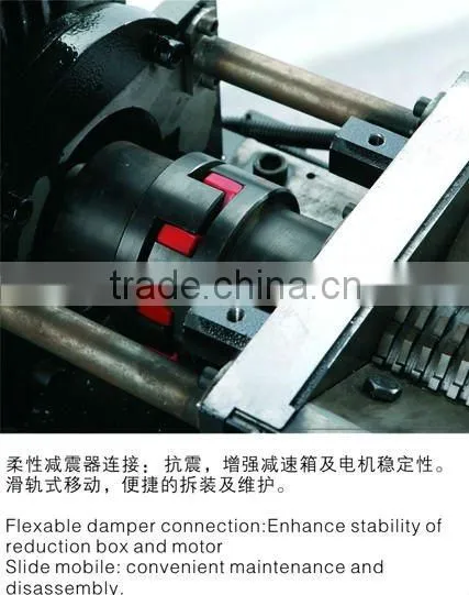 Slow speed Plastic on-line recycling granulator machinery