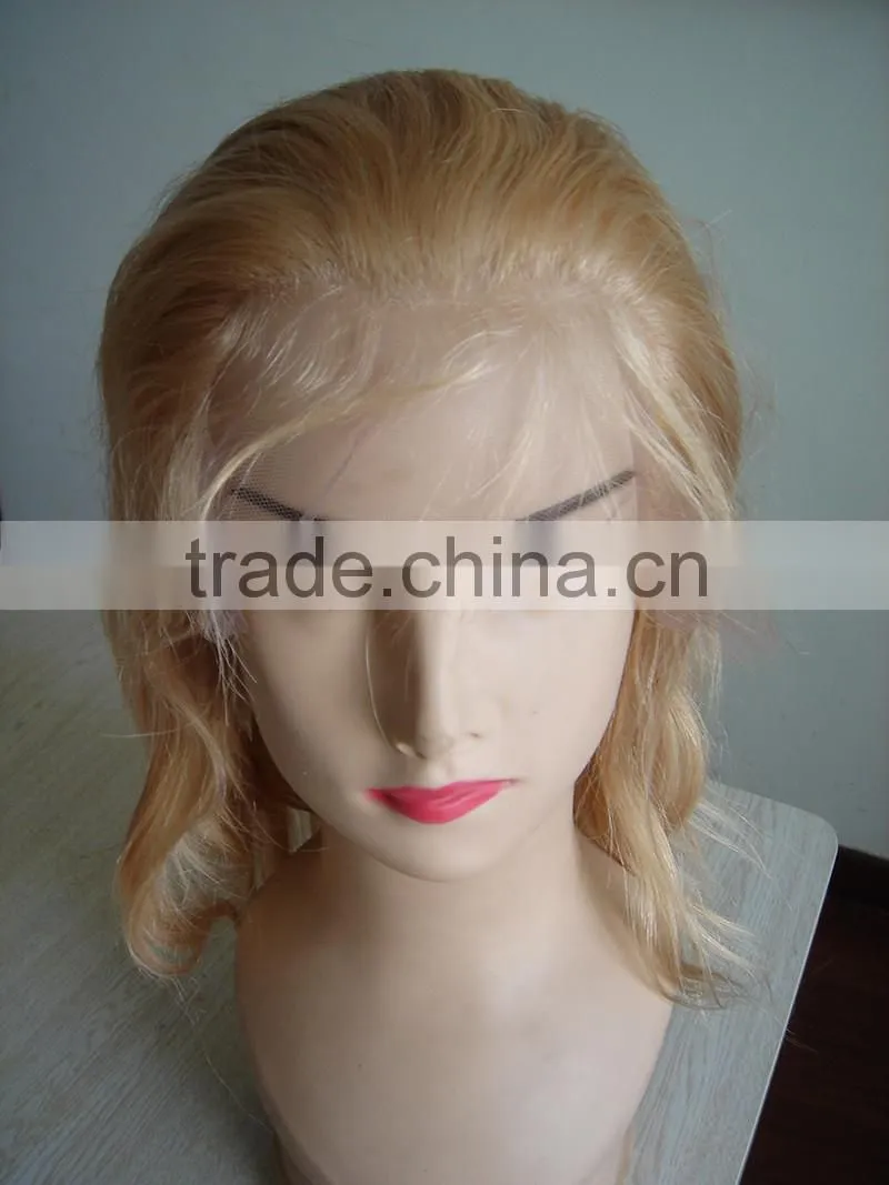 New Products human hair full lace wig virgin indian women hair wig