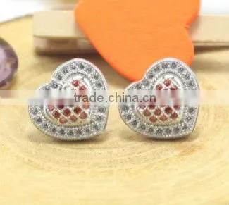 2013 best selling spring collection 925 sterling silver earrings with skyblue cz centers for trendy woman and girls