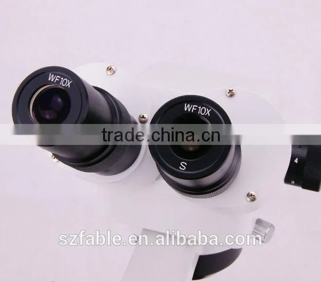 Gem & Jewellery Microscope with installation holes on both side and 3D adjustable gem hooks