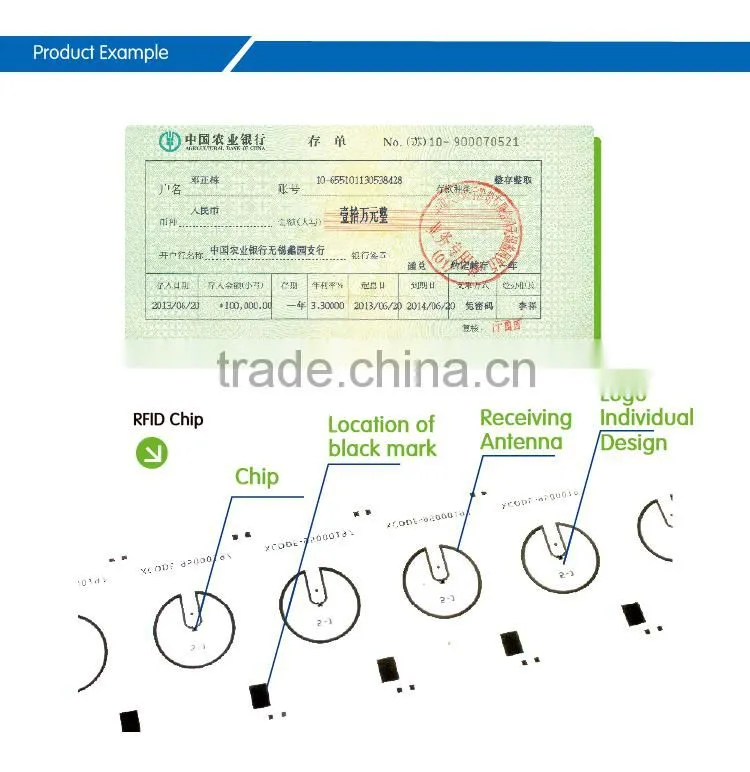 radio frequency id stickers printing