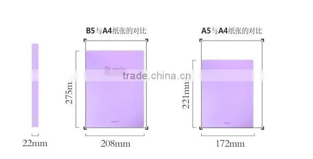 Many Colors Wholesale Notebook Paper Loose Leaf Notebook