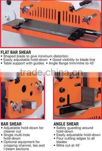Q35Y- 20 90T steel cutting machine,Hydraulic Iron Worker