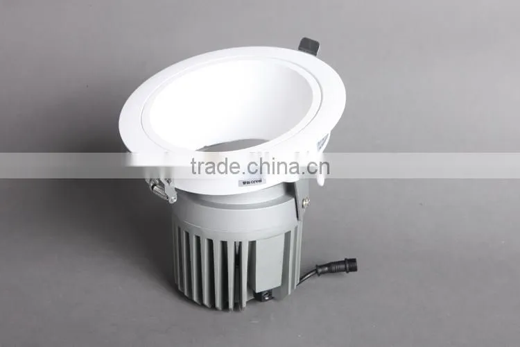 Recessed 30w 50w cob wall wash led downlight