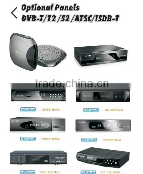 New Arrival!! TOOSIN/OEM HD FTA dvb-t2 receiver, full hd mini dvb t2 Terrisal receiver set top box