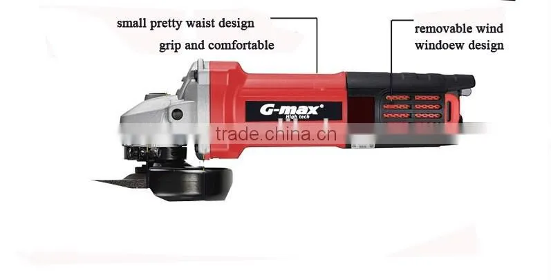 G-max New wind window Design Electric Angle Grinder GT11159