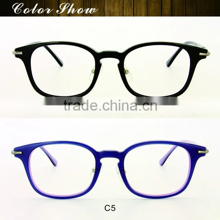 fashion changeable temple eyeglasses optical frame for girls
