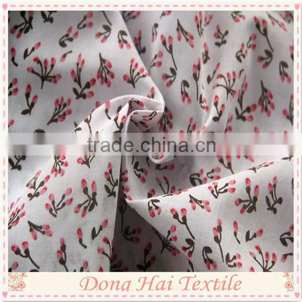 wintersweet design of 65 cotton 35 polyester fabric printing textile