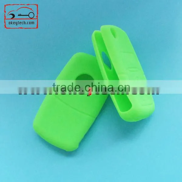 Okeytech silicone remote key cover VW 3 buttons silicone car key cover for silicone car key cover