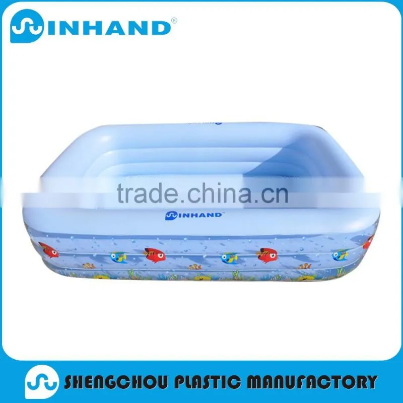 Durable 0.9mm PVC material inflatable pool/pvc inflatable family pool