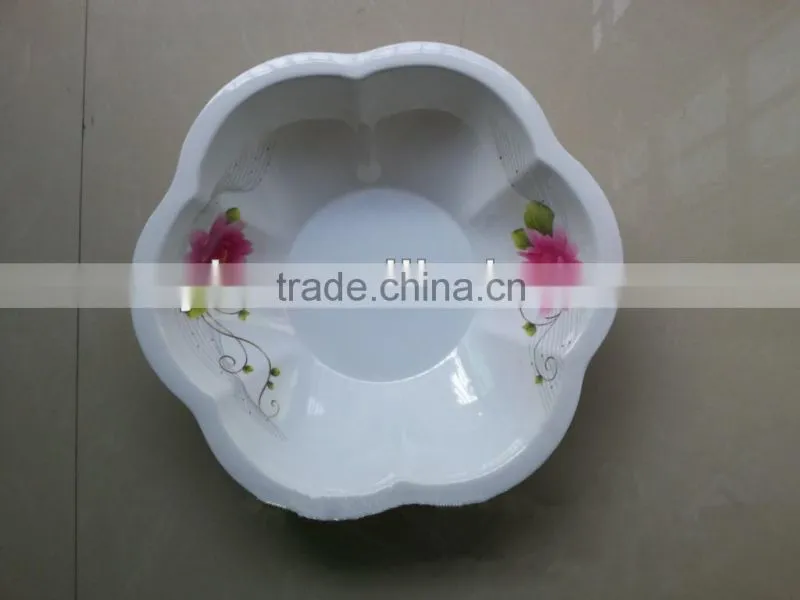 plum blossom shaped melamine fruit plate