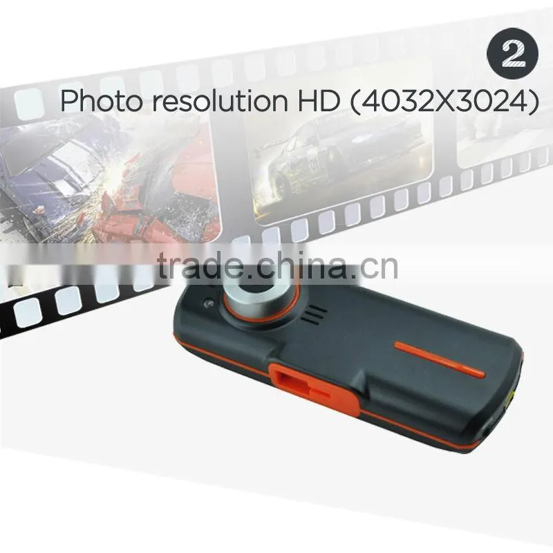 HD 2.7"screen dual camera 720p vehicle dvr car blackbox