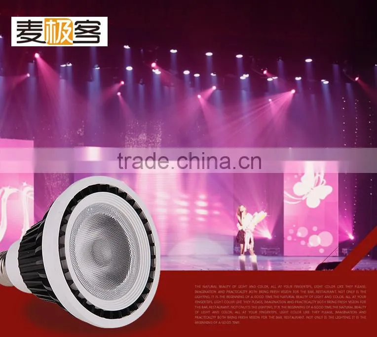 Par light RGB 6-12W color changing wifi spot light mobile control