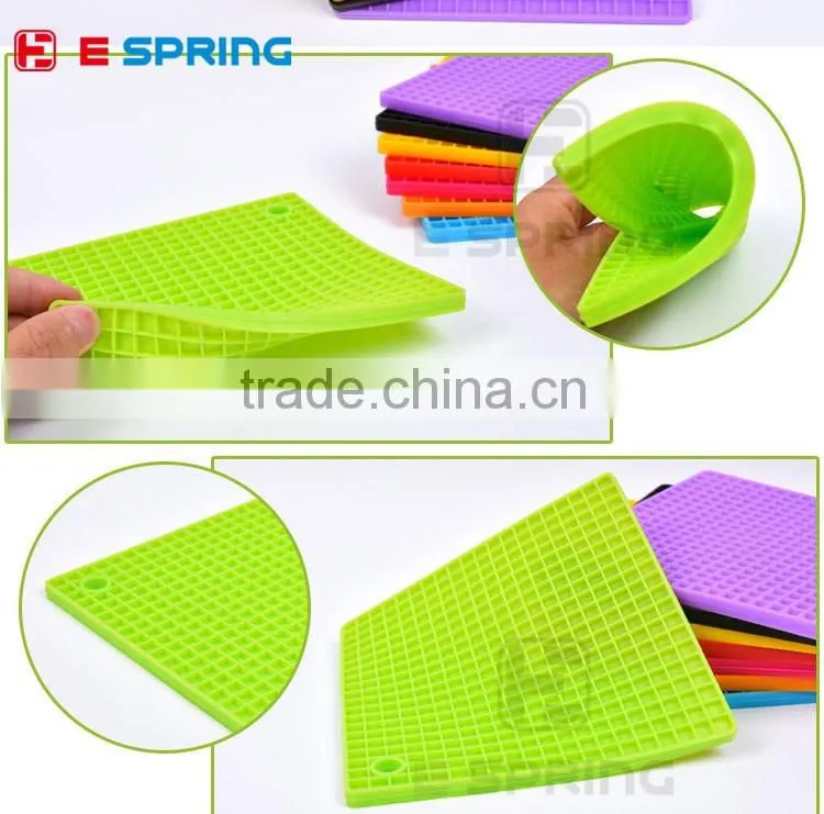 Square Shape Placemat Heat Resistant Silicone Dinner Table Coaster