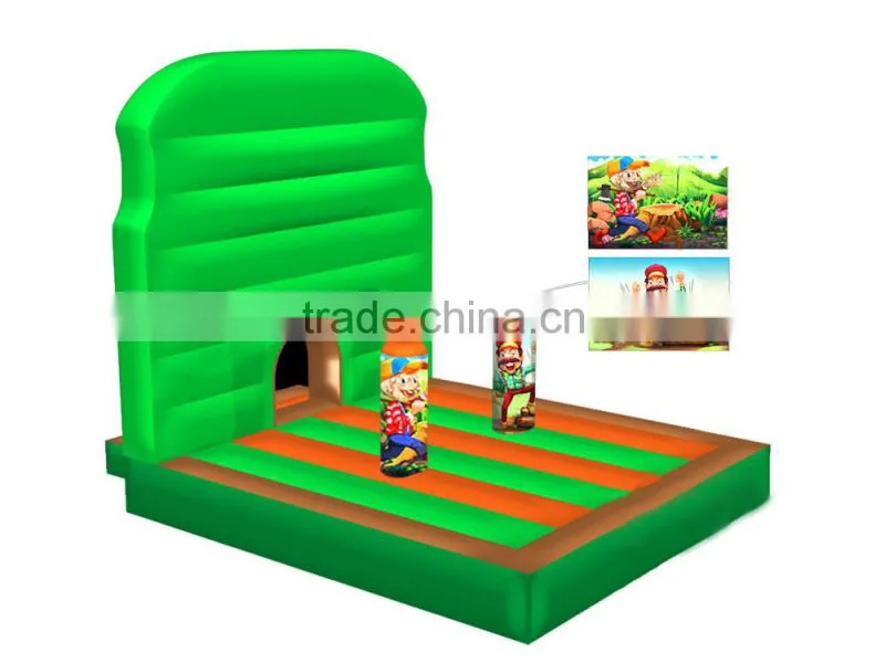 Funny Commercial inflatable Jungle bounce house, air bouncer inflatable trampoline