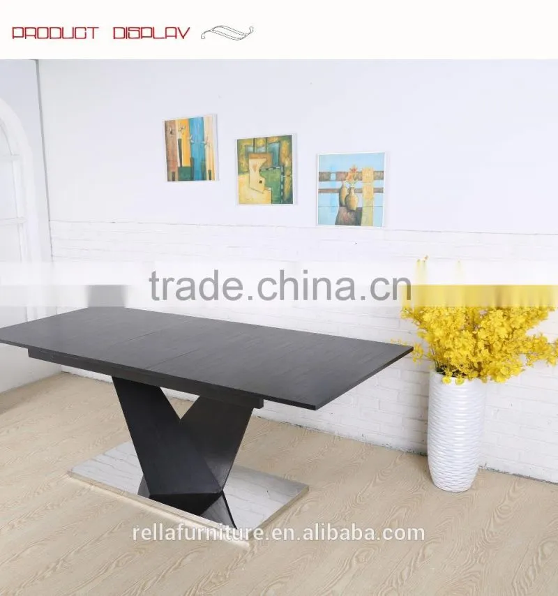 Luxury Wood Extending Dining Tables With New Design Room Furniture