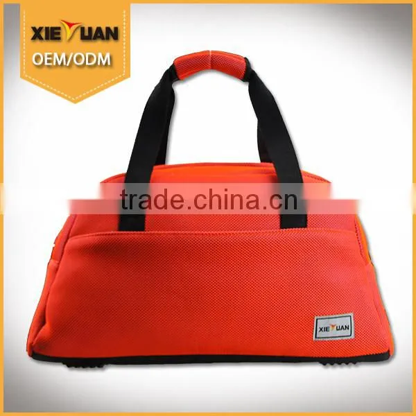 600D Pvc Polyester Woman Hand Duffel Bag 2016 Designer Travel Bag
