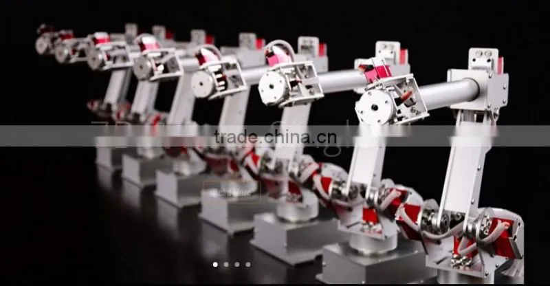 2016 Best sell Full Alumium case 6 Axis Robotic arm