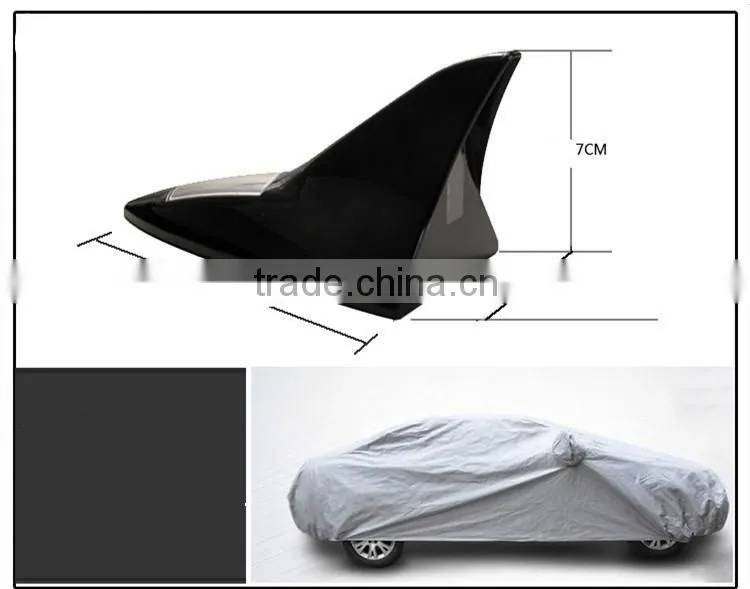 Shark fin Solar energy car roof anti chasing tail light