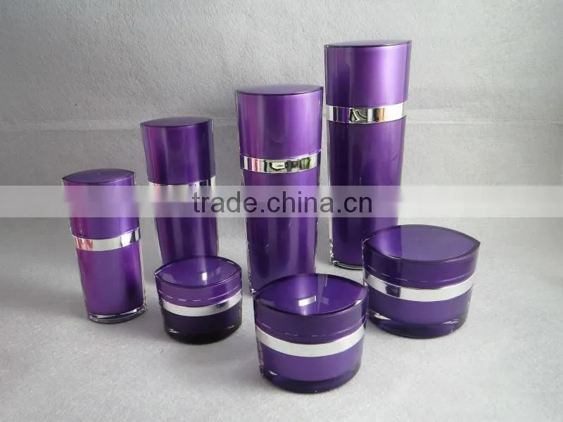 20/40/80/130ml cosmetic lotion bottle with PMMA material