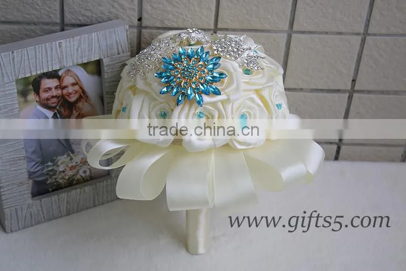 Handmade graceful Brooch wedding bouquet for bride