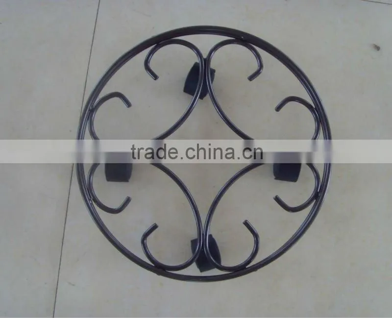 steel mobile wheel plant stand