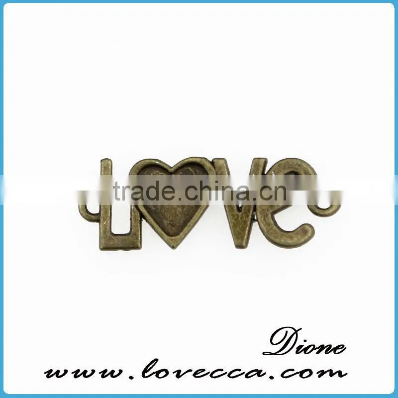 Arrow Charms with hole for necklace pendant , can plate silver, bronze, gold etc color