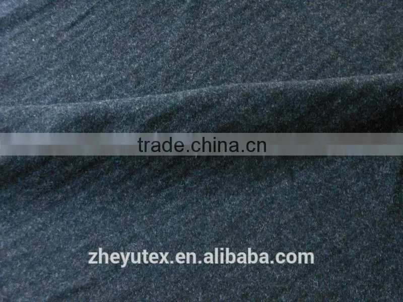 In stock flannel wool fabric with various colors