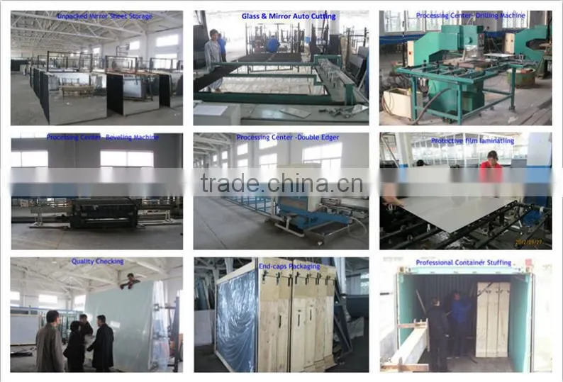 Best quality 1mm 2mm 3mm 4mm 5mm 6mm plain silver mirror sheet glass